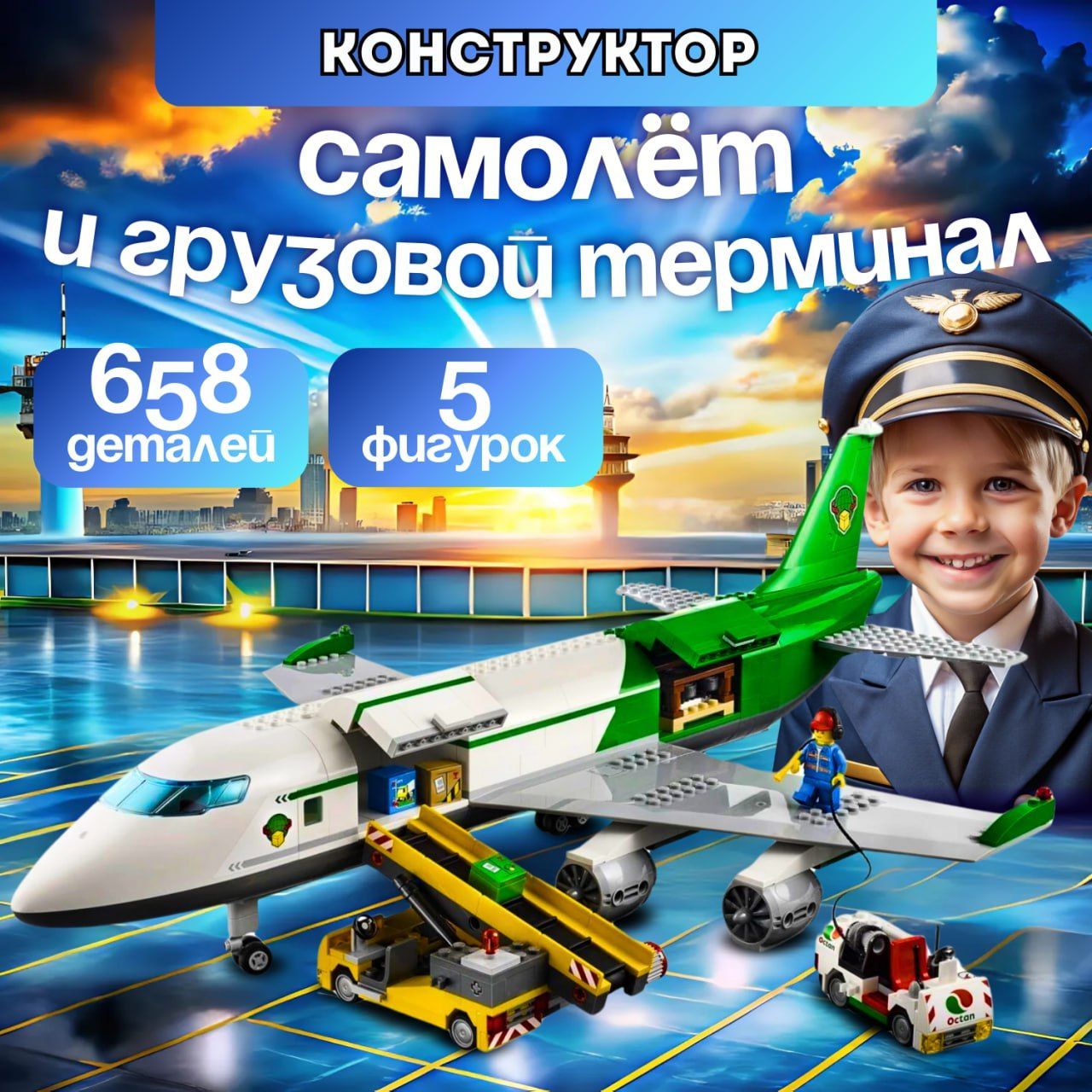 Lego plane 60022 online