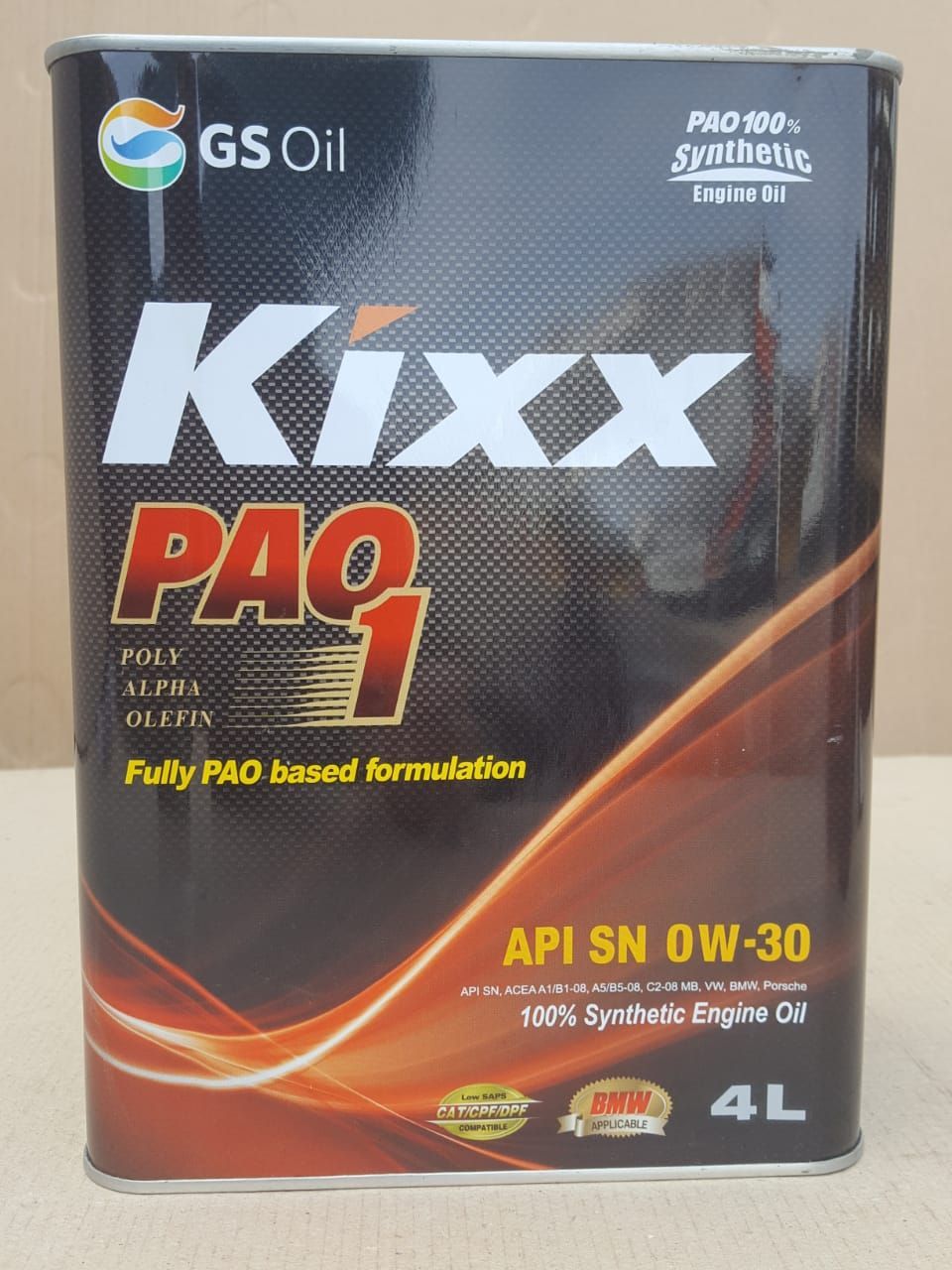 Kixx0W-30Масломоторное,Синтетическое,4л