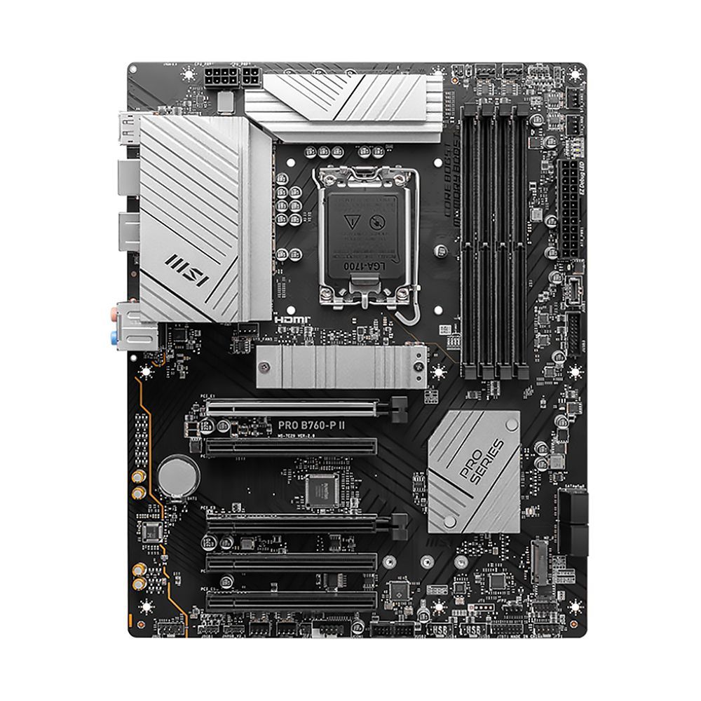 Материнская плата MSI PRO B760-P II (LGA 1700, Intel B760, DDR4, 128 ГБ), PRO B760-P II