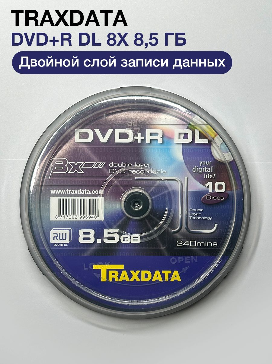 Ritek Диск для записи DVD+R, 10 шт