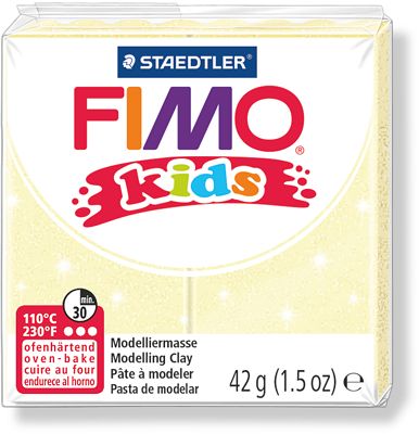 Полимерная глина для детей FIMO kids 106 (перламутровый светло-желтый) 42г