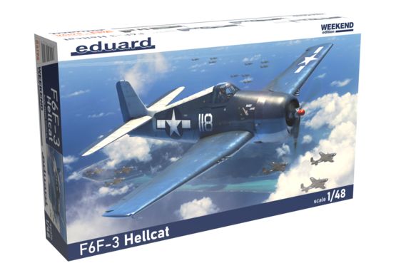 84194 Eduard Самолет F6F-3 Hellcat (Weekend) 1/48