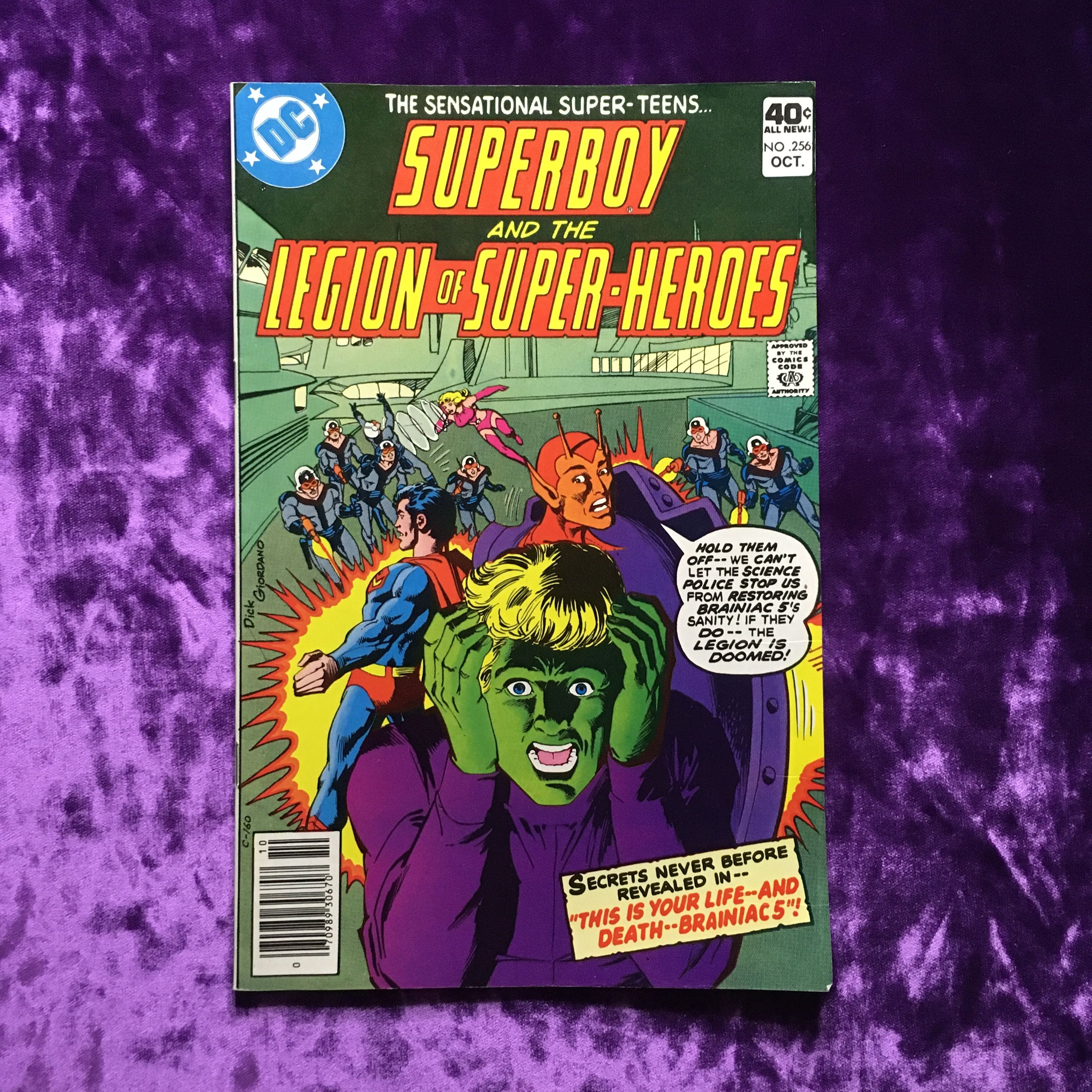 Superboy and the Legion of Super-Heroes. This Is Your Life and Death, Brainiac 5! Vol. 31 No 256 OCT 1979. Оригинальный комикс на английском языке