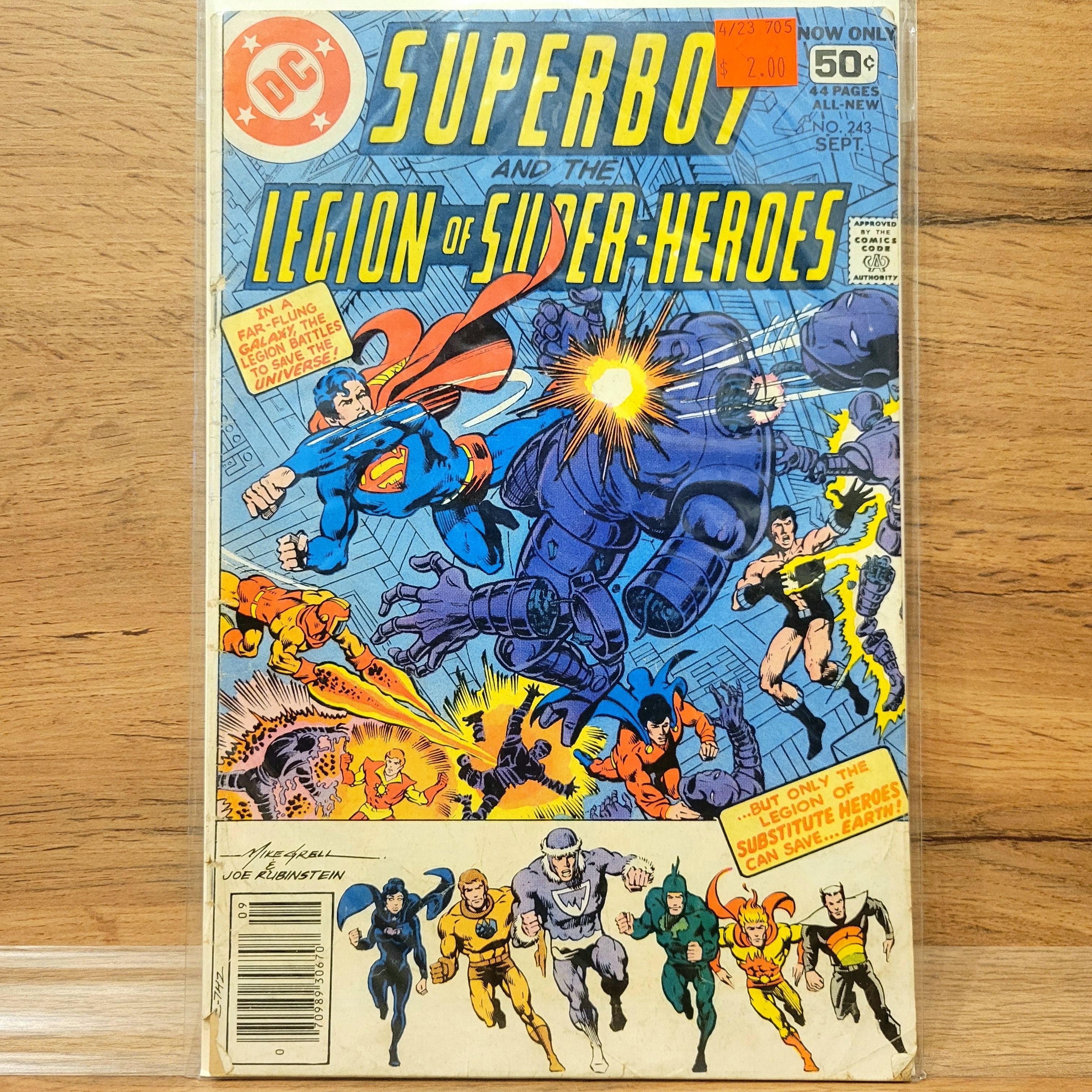 Раритетный Комикс Superboy And The Legion Of Super Heroes #243. 1978 Год. | Lee