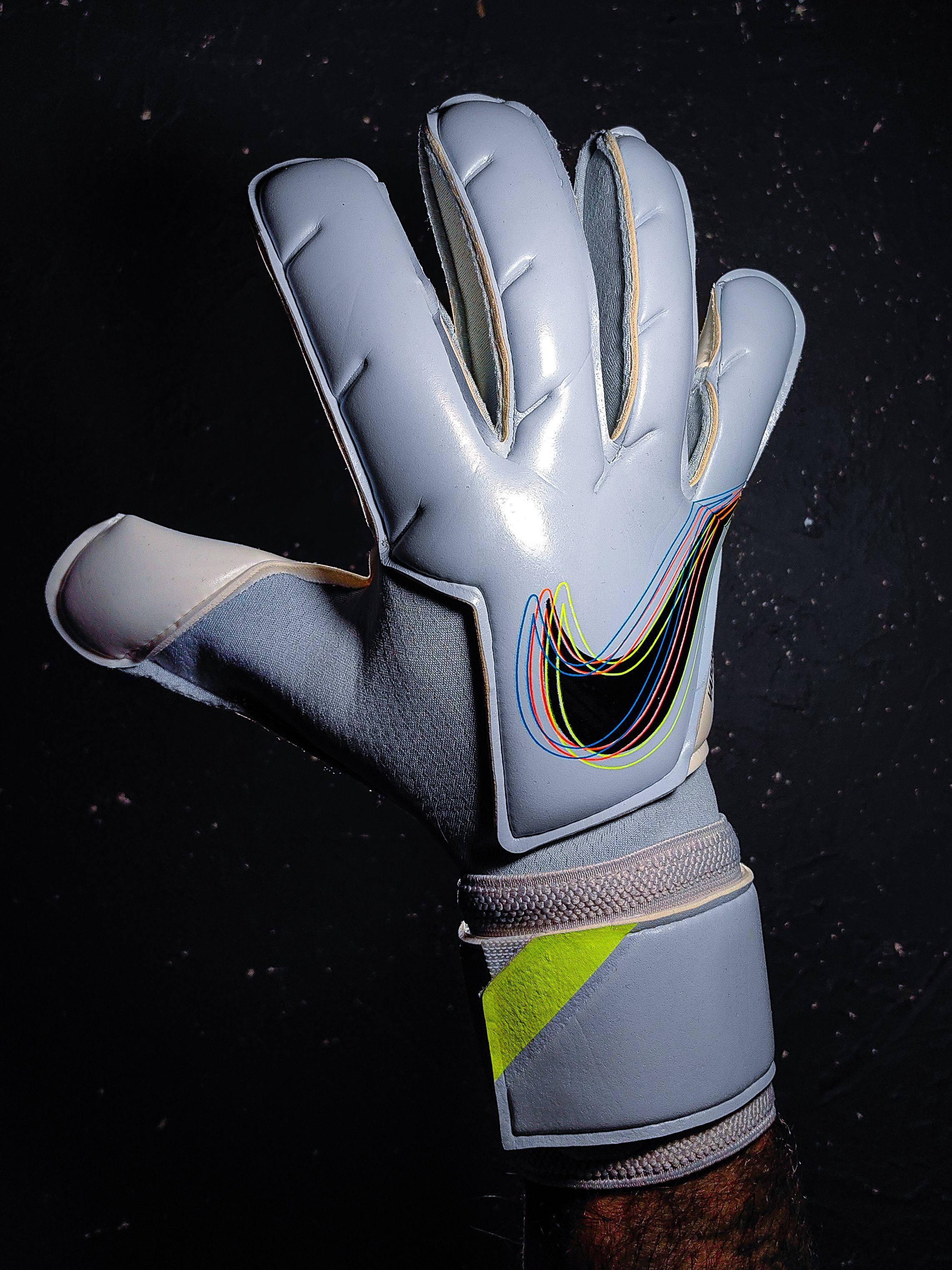 Перчатки вратарские Goalkeeper Vapor Grip 3, голубой, размер 9