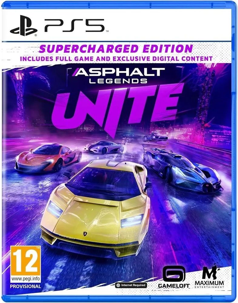 Asphalt Legends: Unite - Supercharged Edition (русские субтитры) (PS5)