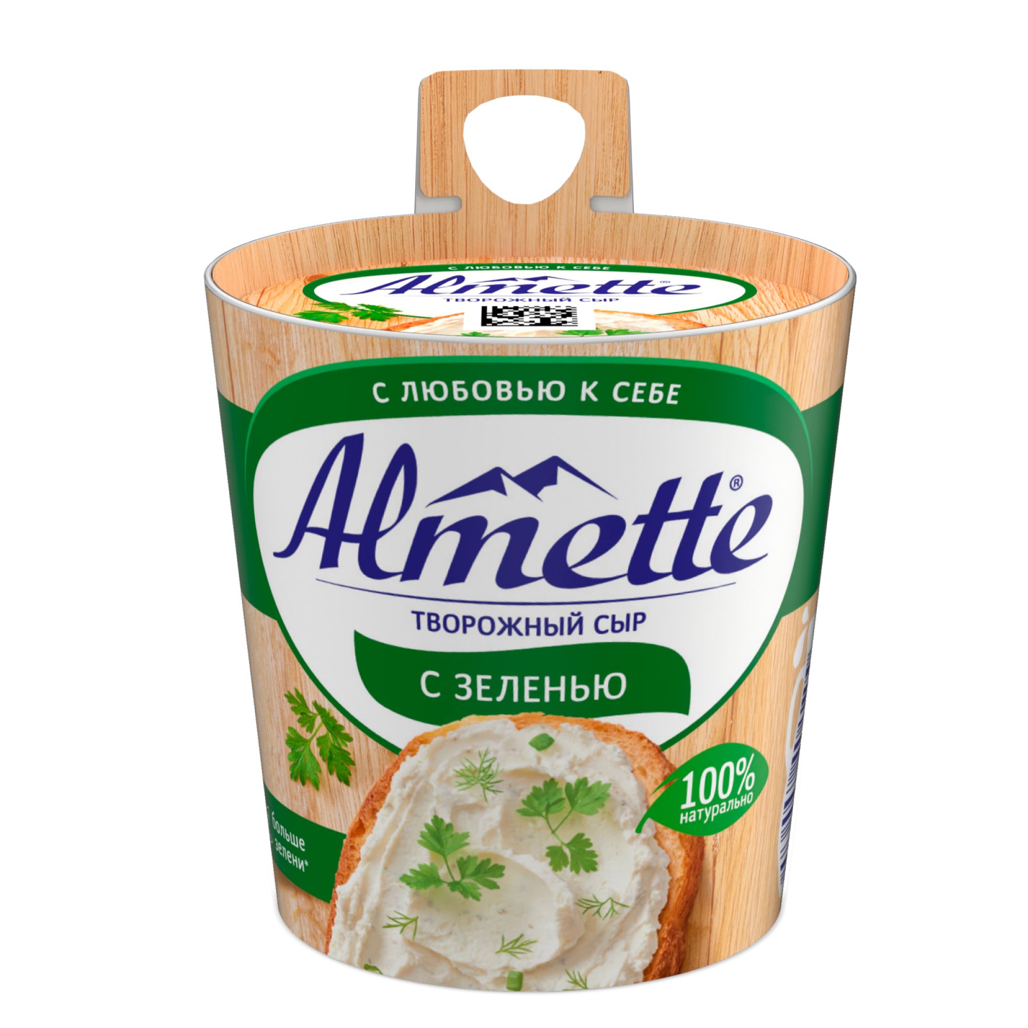 Сыр творожный Almette с зеленью, 60%, 150 г