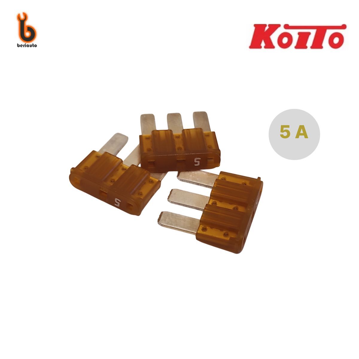 KOITO F0560 micro 3 предохранитель флажковый 5A 3шт