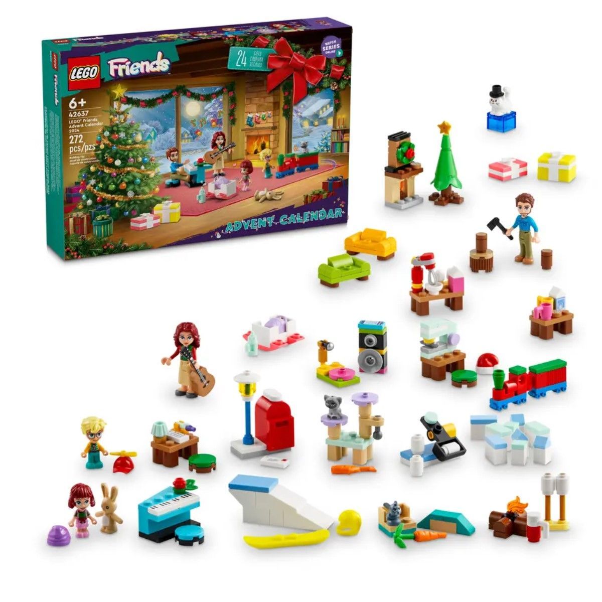 42637ПластиковыйКонструкторLEGOFriends42637AdventCalendar2024НовогоднийАдвентКалендарь