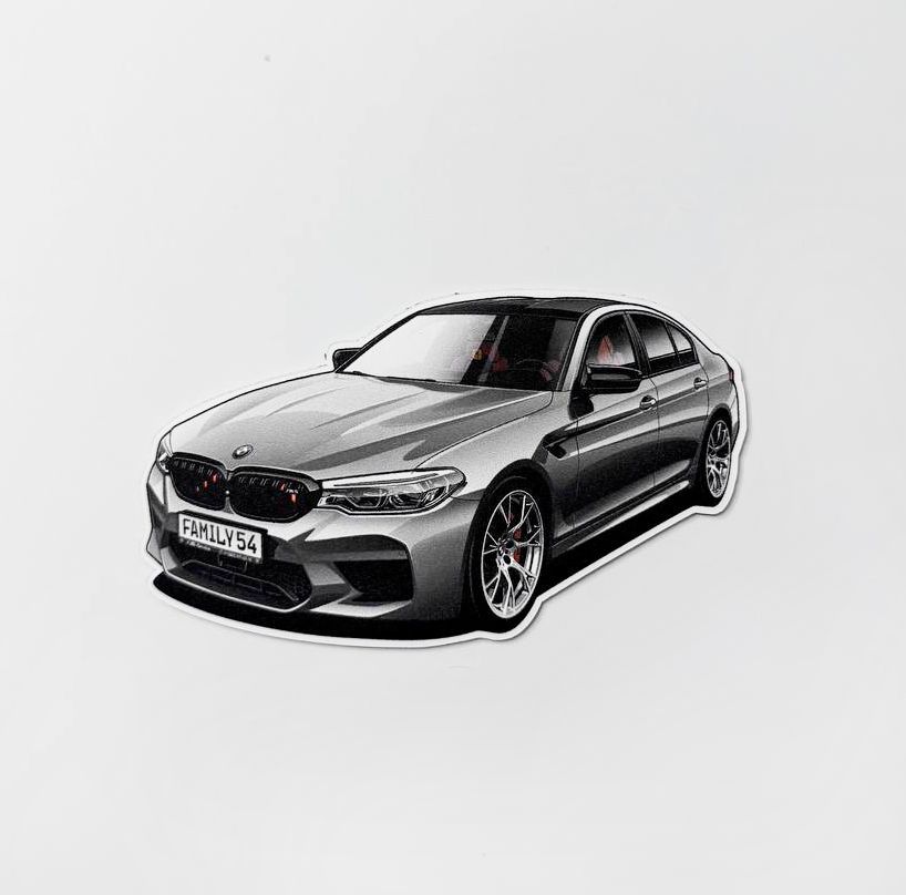 Виниловый магнит BMW M5 F90