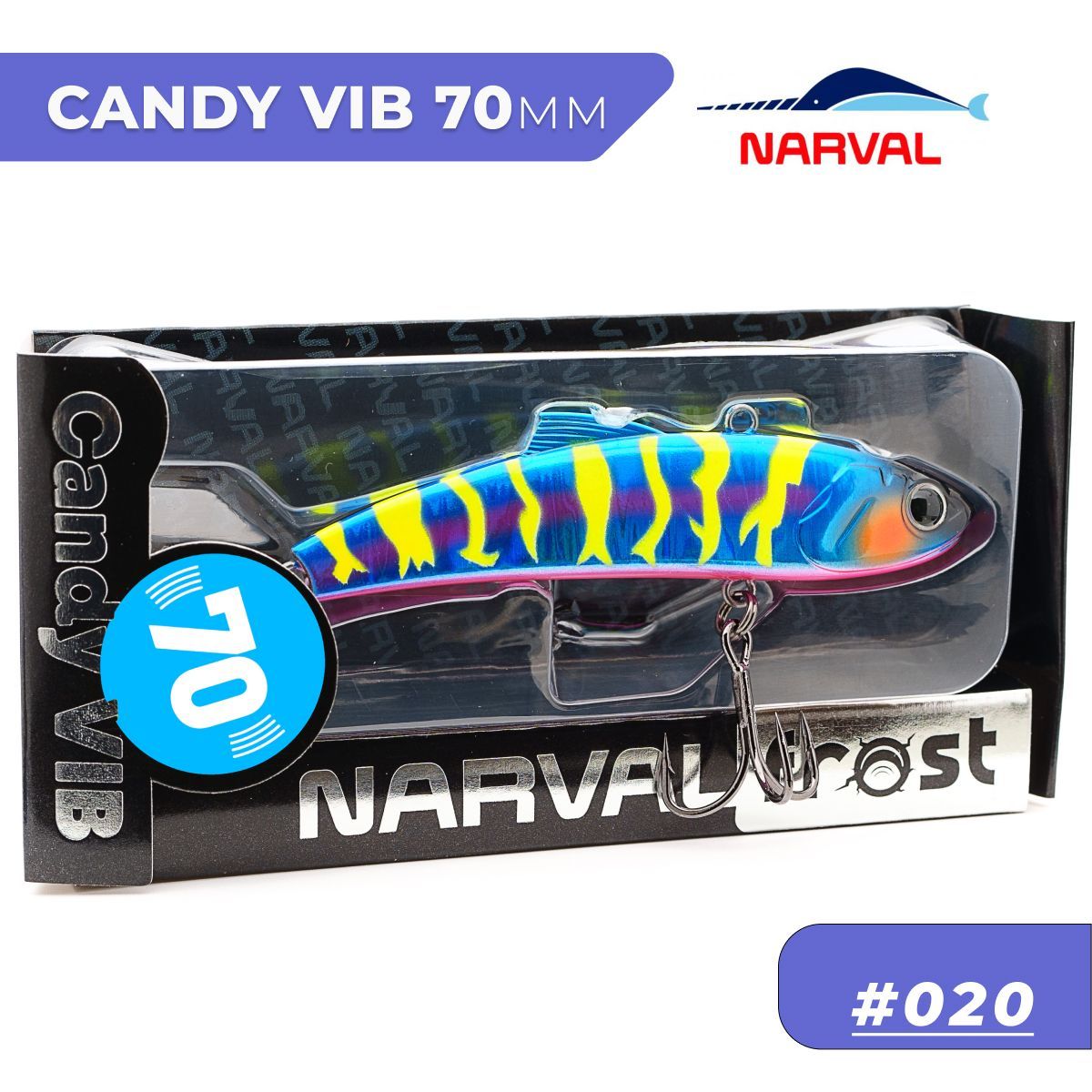 Виб Narval Frost Candy Vib 70mm 14g цвет #020