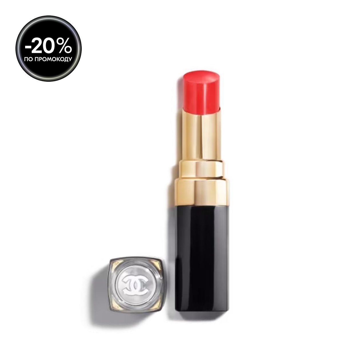 Chanel Увлажняющая помада-блеск для губ Rouge Coco Flash, 60 Beat, 3 г