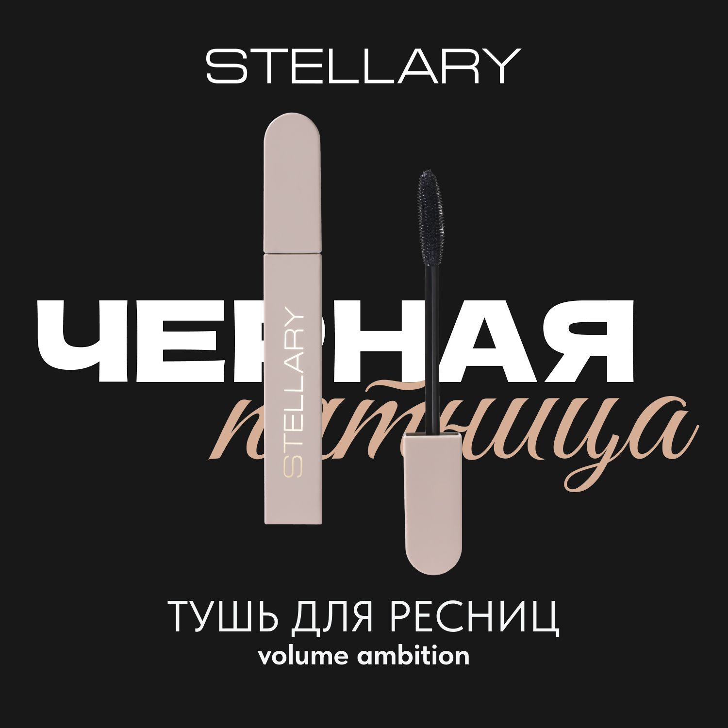 Stellary Тушь для ресниц с эффектом объема и разделения Volume ambition mascara тон 01