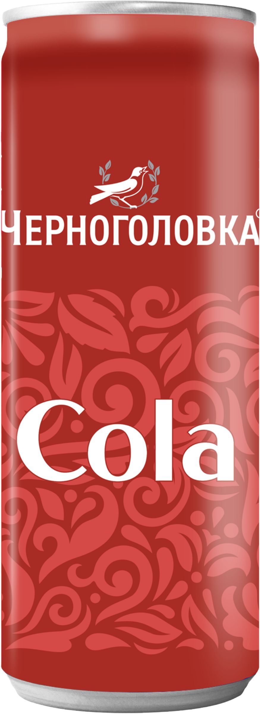 Напиток безалкогольный ЧЕРНОГОЛОВКА Кола сильногазированный железная банка, 0.33L