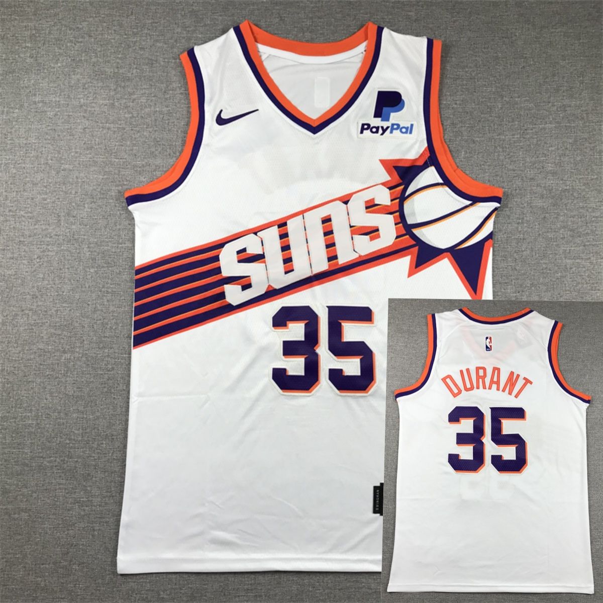 Форма баскетбольная NBA Jerseys Phoenix Suns Kevin Durant #35 Basketball jerseys баскетбольная майка Баскетбольный футболки жилет спортивная рубашка