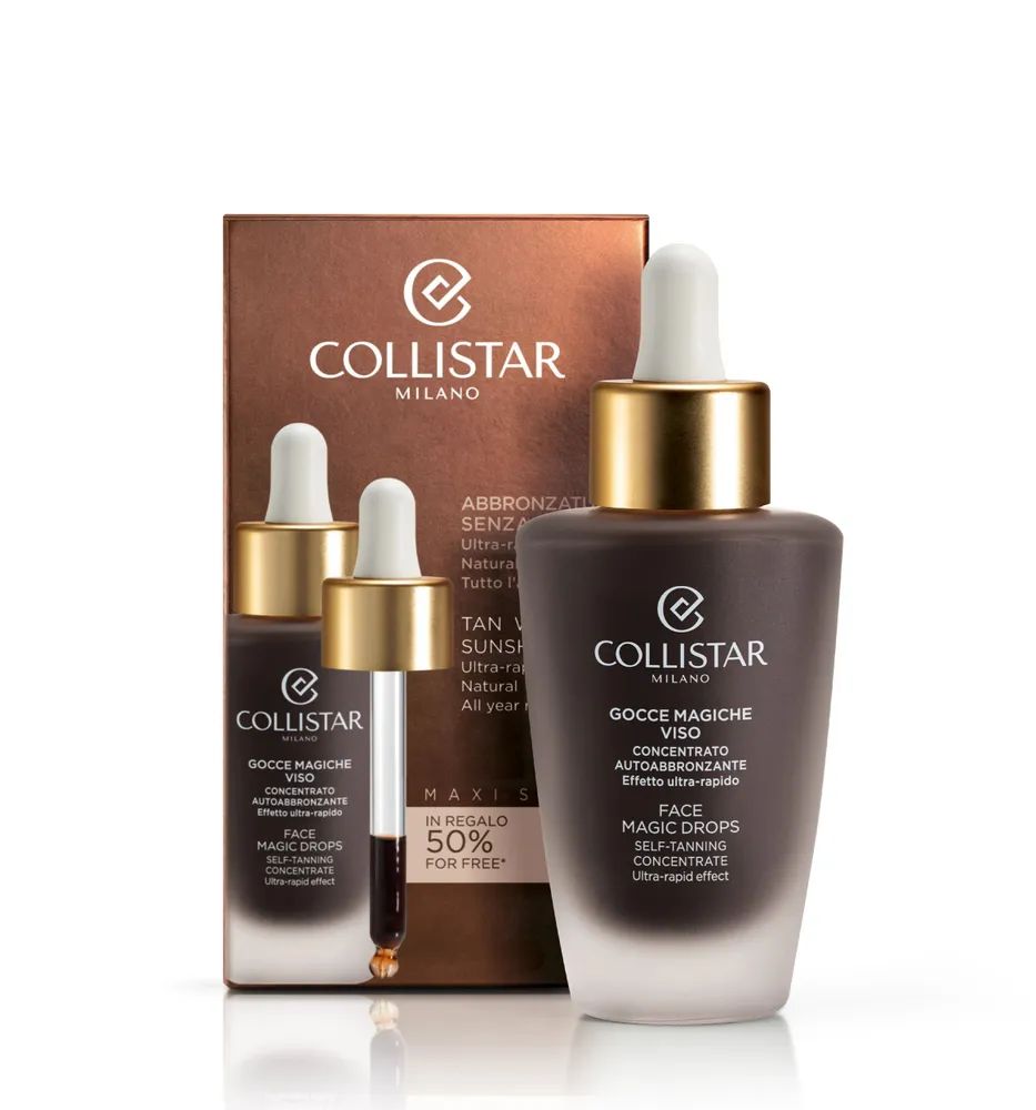 Collistar - Gocce Magiche Protective Face Drops Promo Pack SPF 50 Автозагар в каплях для лица 50 мл Collistar купить