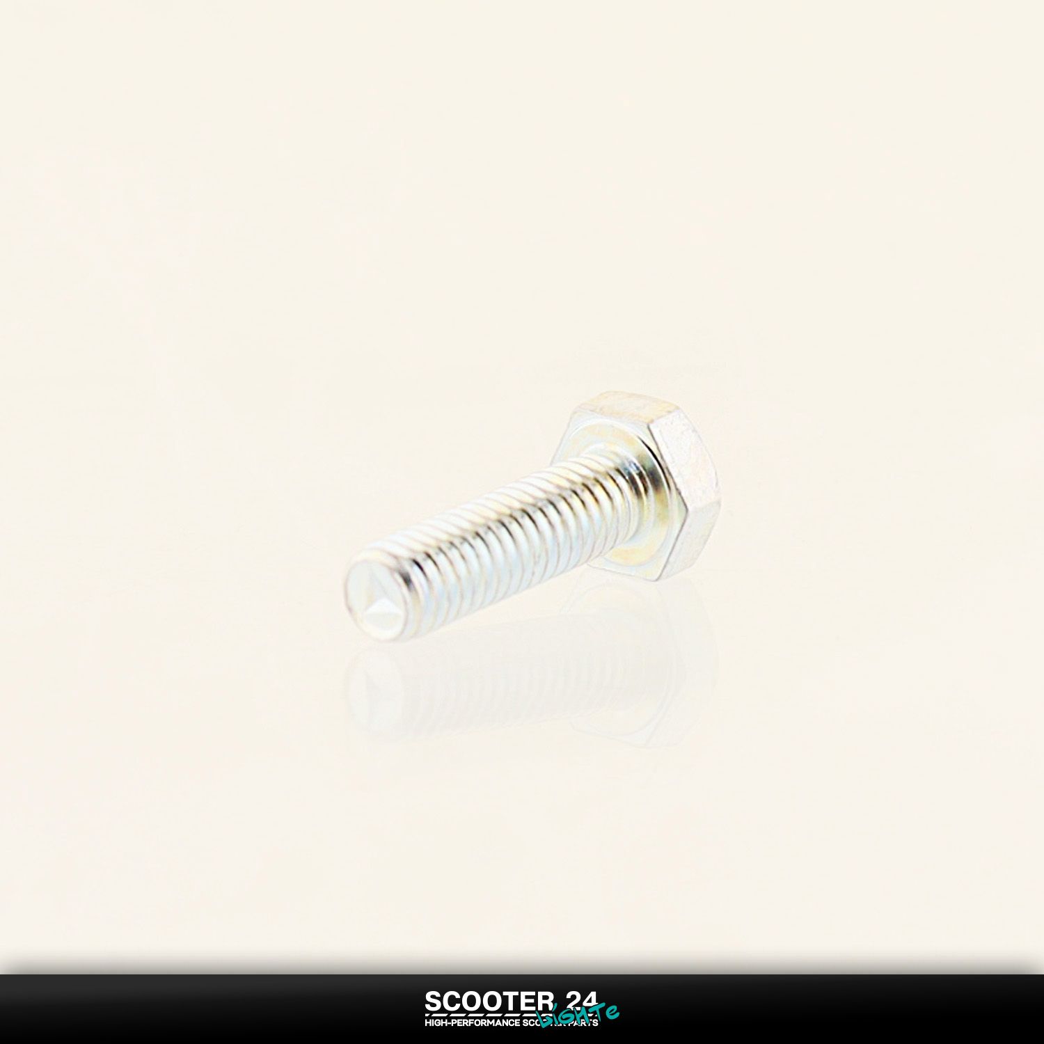 Болт крепления рычага натяжителя цепи на мопед Alpha / Delta 70 (d-6 мм / L-20mm) Актив Альфа Дельта 70 кубов