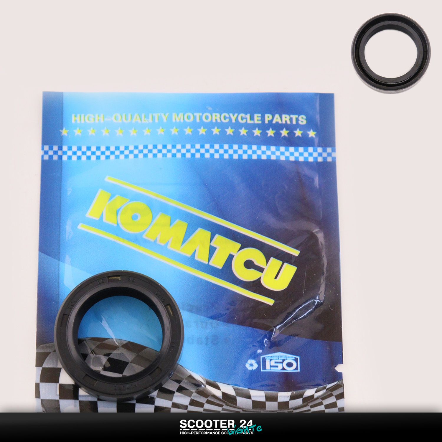 Сальник передней вилки на мопед Delta (25*35*9) "KOMATCU" перьев Дельта