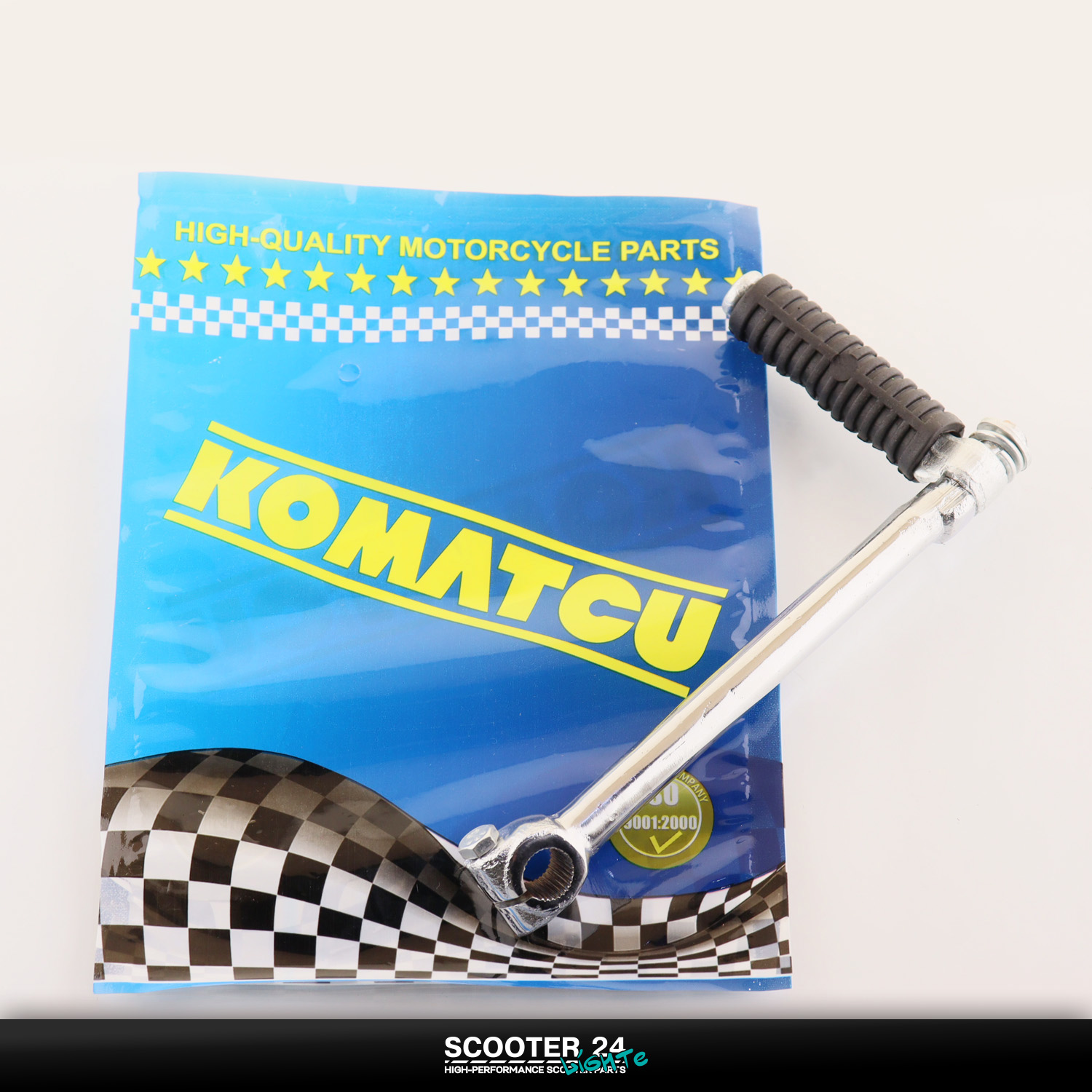 Ножка кикстартера на питбайк KAYO/TTR 125/140 кубов "KOMATCU" Кайо или Ирбис ТТР заводная лапка