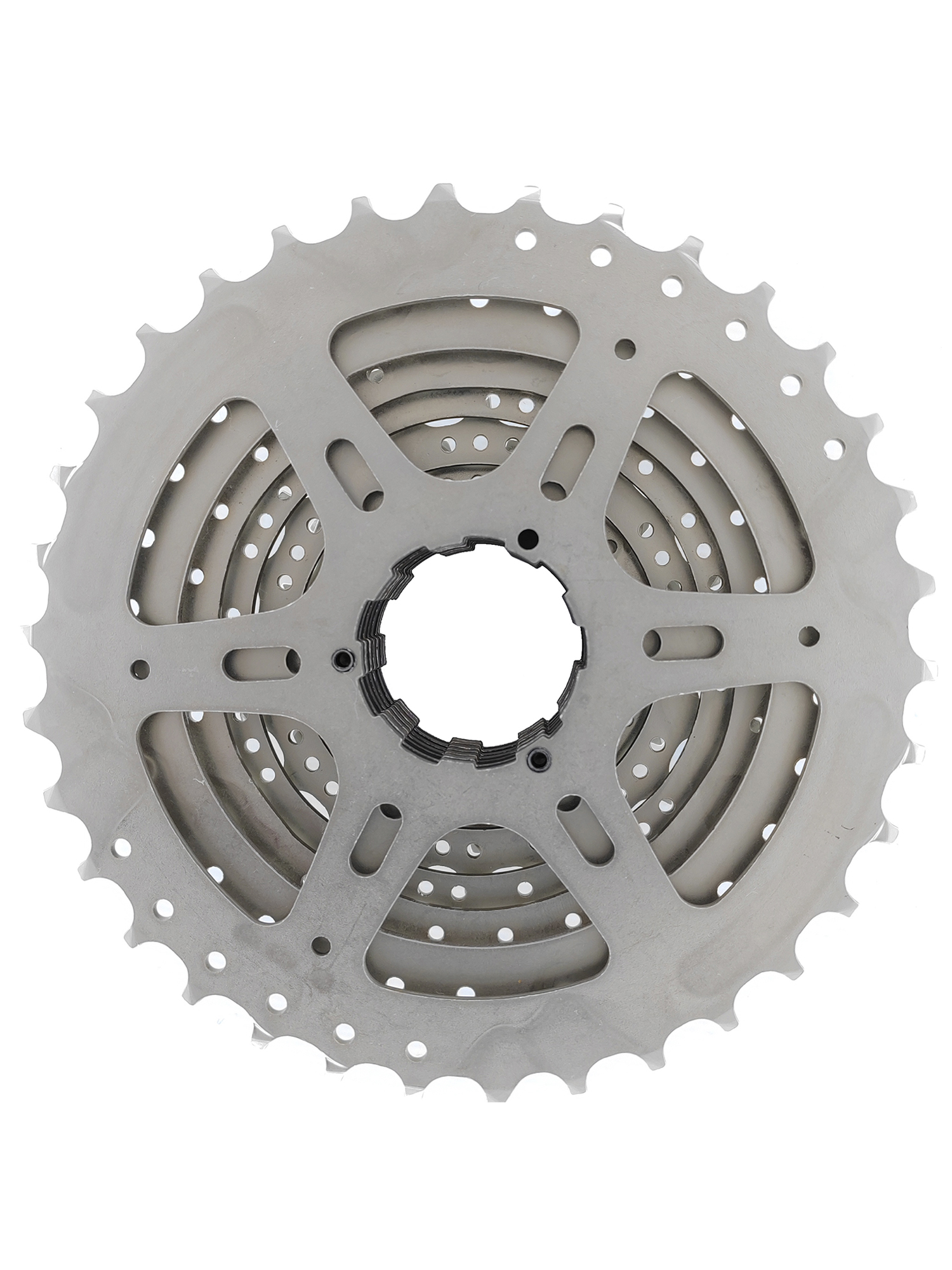 Shimano Кассета звезда задняя HG201, 9 скоростей, звезды 11-34, никелированная — Товары для велоспорта — фото 2