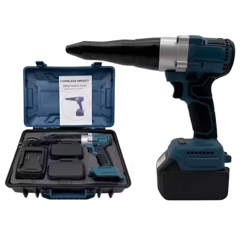 Бесщеточныйаккумуляторныйзаклепочник,2АКБ,21В