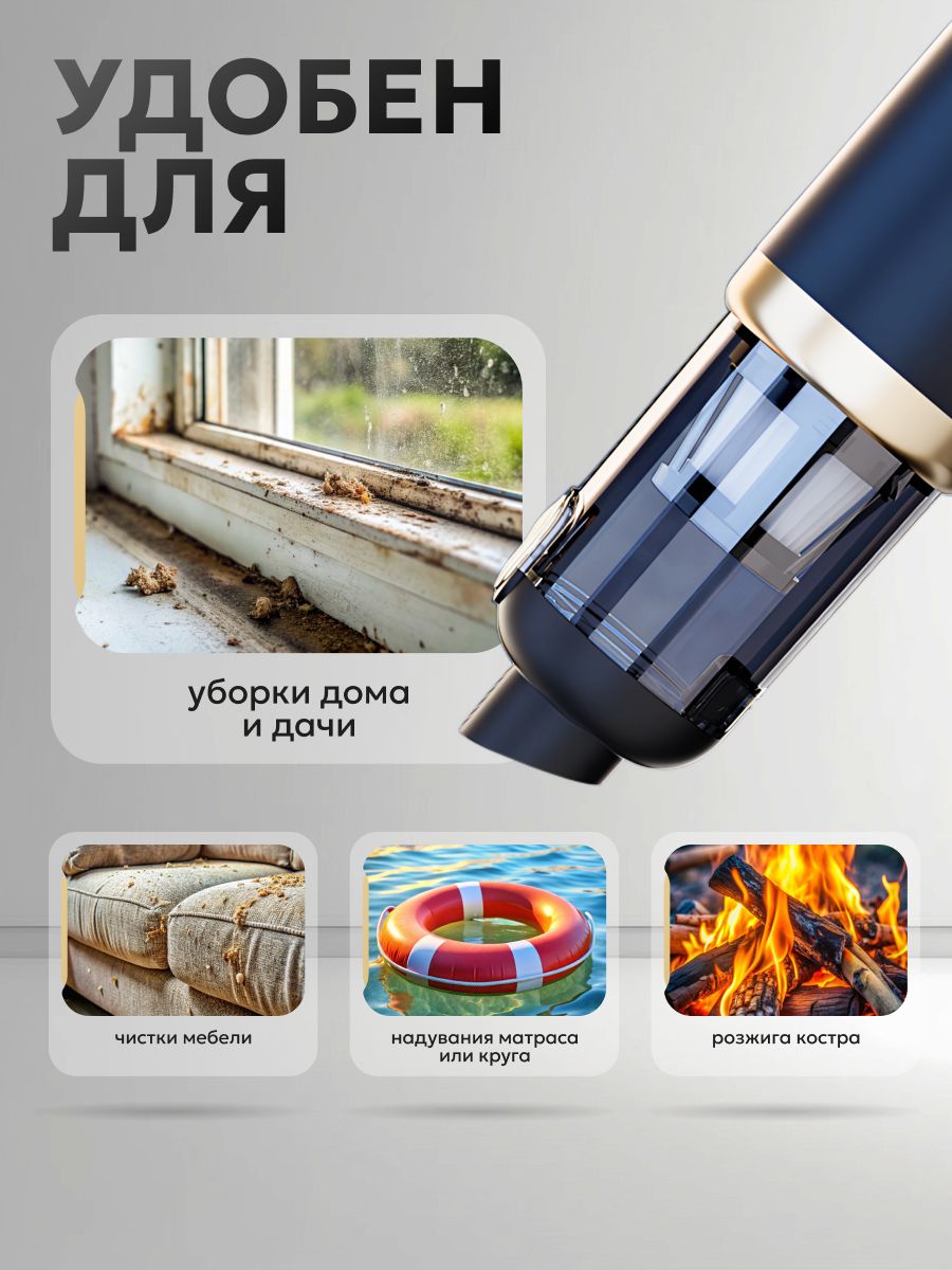 Воздуходувка аккумуляторная портативная ветродуйка(图2)