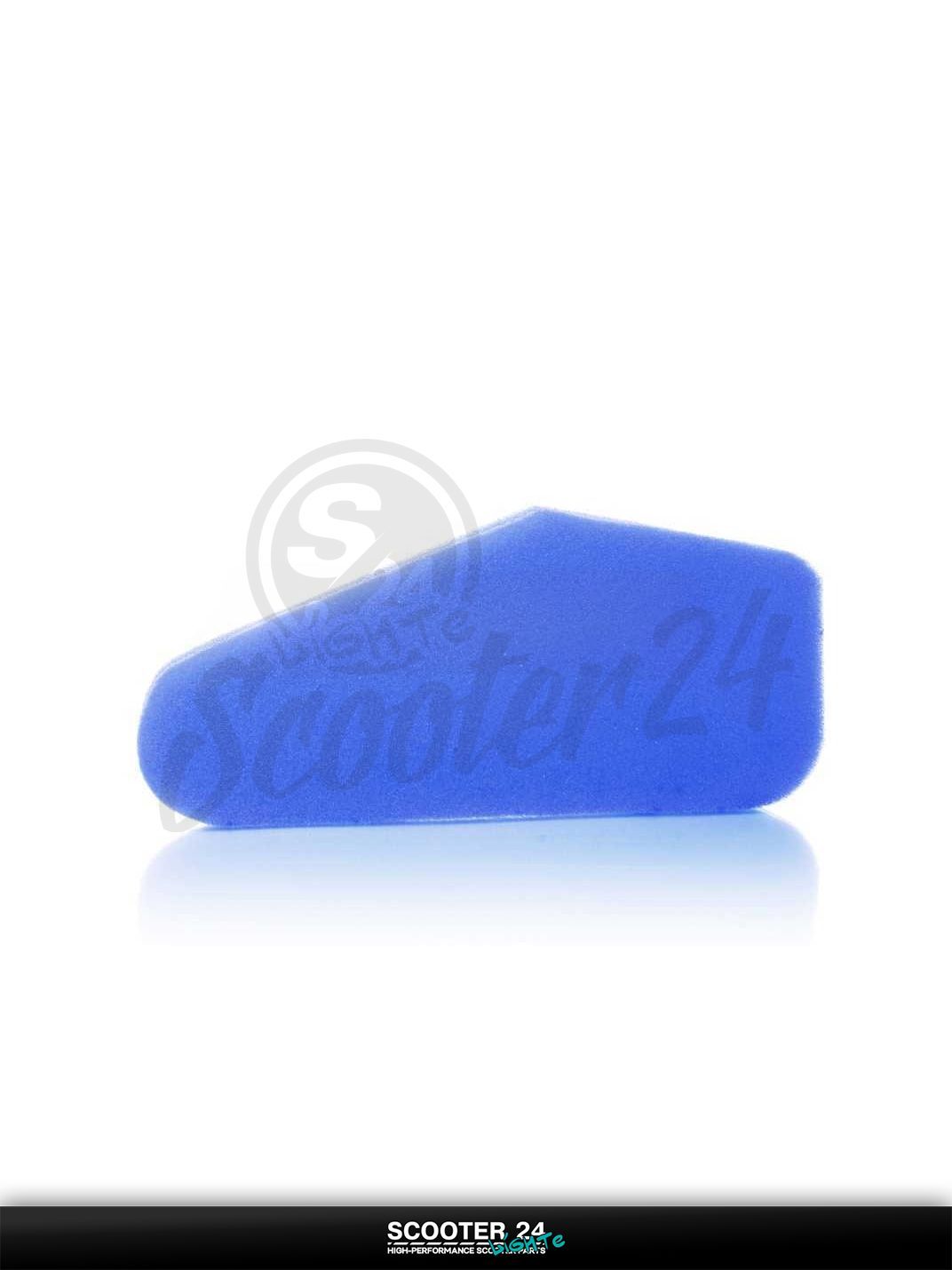 Фильтр воздушный на скутер Suzuki SEPIA / Сузуки Сепиа поролон, с пропиткой, синий