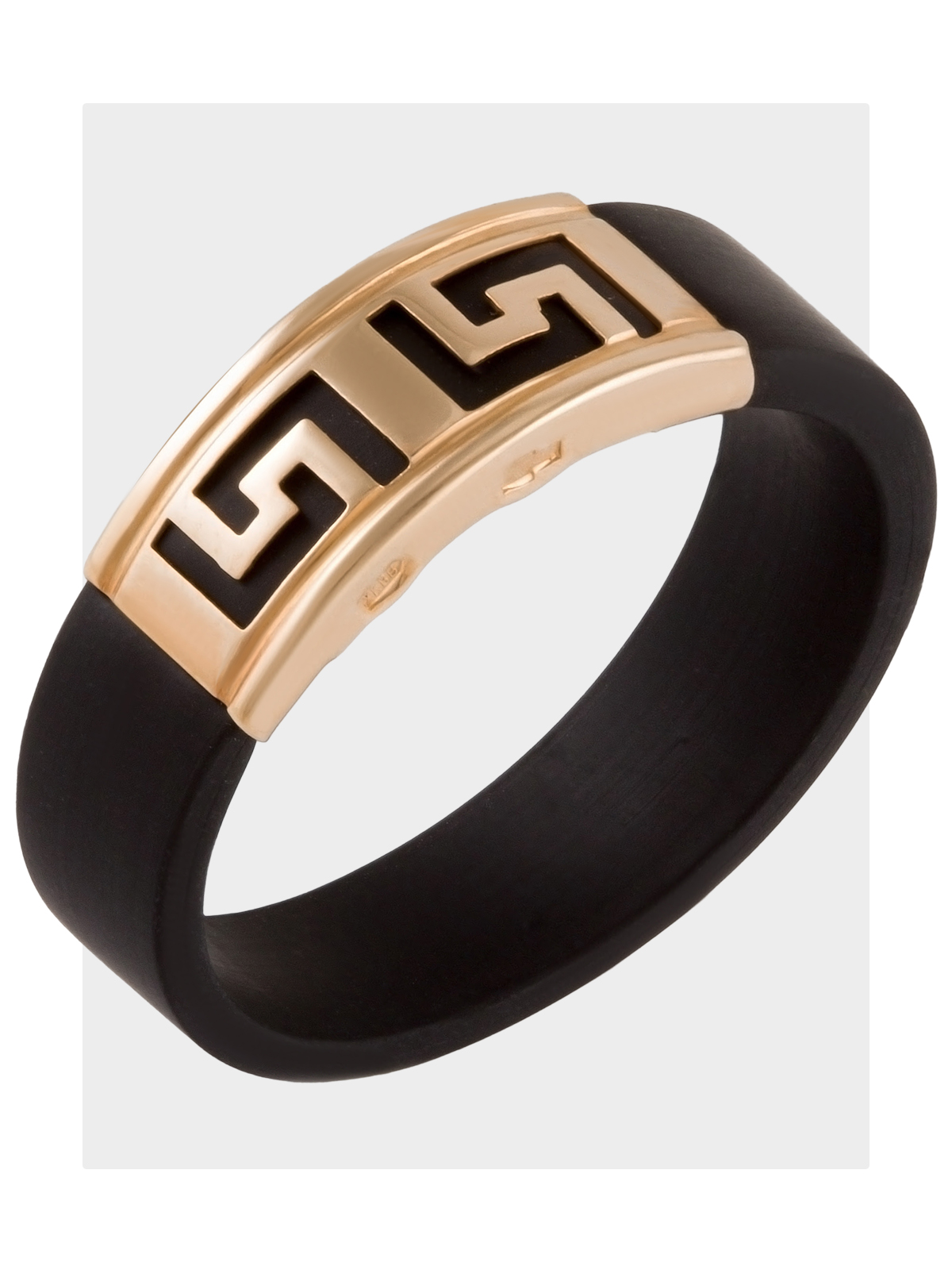 Каучуковое кольцо золото 585