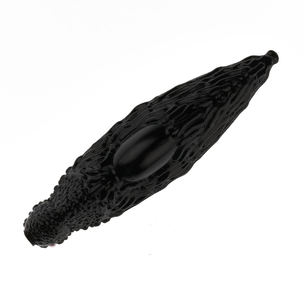 Силиконовая приманка для рыбалки Ojas Slizi 39мм Сыр #Black Widow, личинка на щуку, окуня, судака  #1