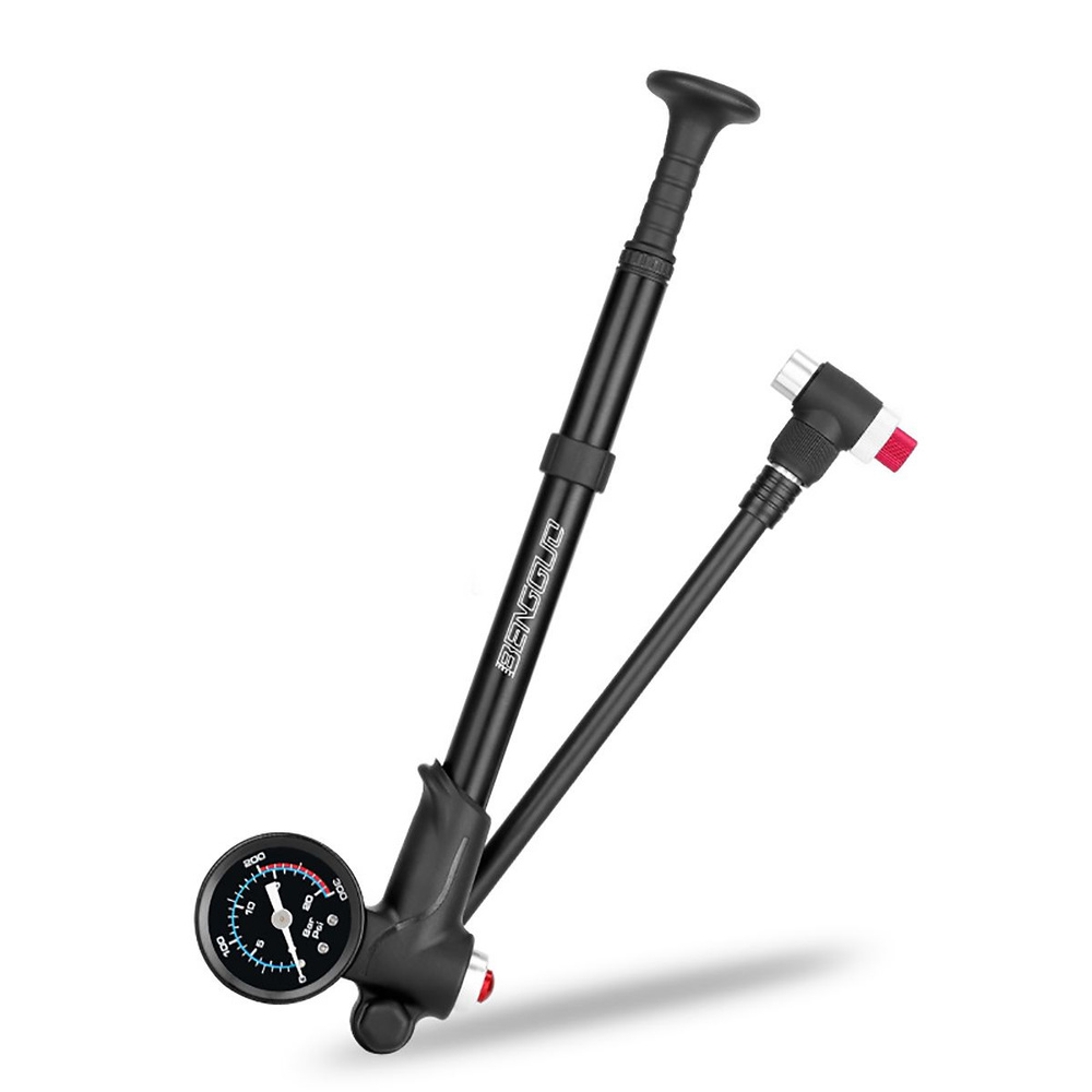 Насос велосипедный с манометром Bengguo 300PSI - купить с доставкой по ...