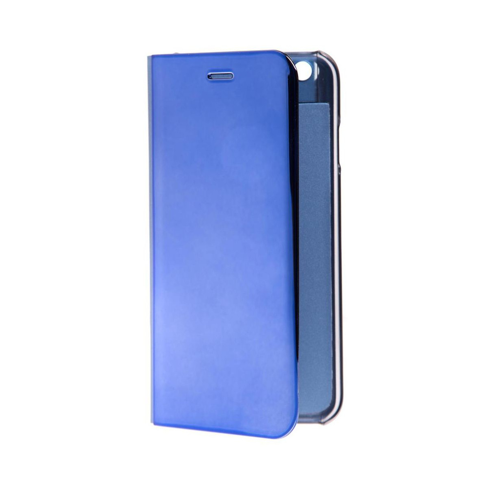 Чехол-книжка с функцией умной обложки GSMIN Mirror Case для Huawei Honor 9X/9X Pro (Синий)  #1