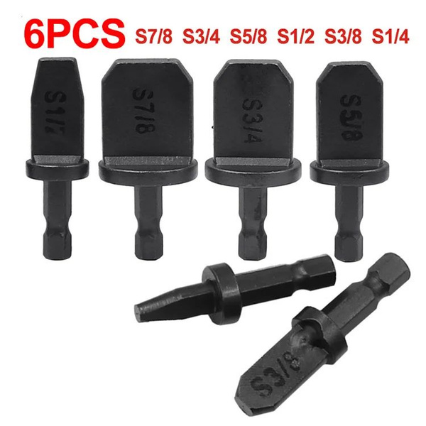 Набор 6шт быстросъемных насадок на шуруповерт расширителей медных труб ...