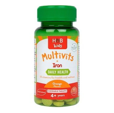 Holland & Barrett детские витамины 4+ (10 витаминов и железо) 90 ...