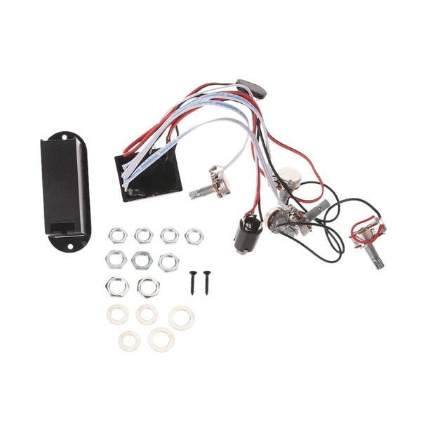 3-полосный эквалайзер, схема предусилителя, двойной потенциометр для ...