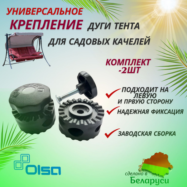Универсальное крепление узел А для тента садовых качелей - купить с ...