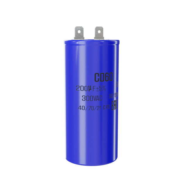 Конденсатор пусковой CD60 200мкФ 300V с клеммой BV - купить с доставкой ...