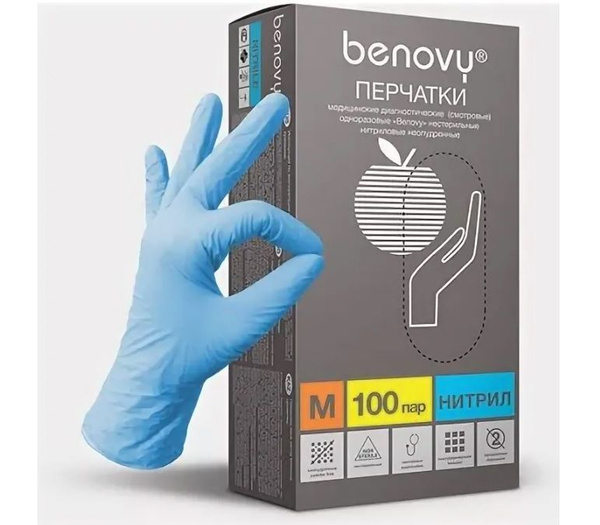 Перчатки нитриловые м Озон