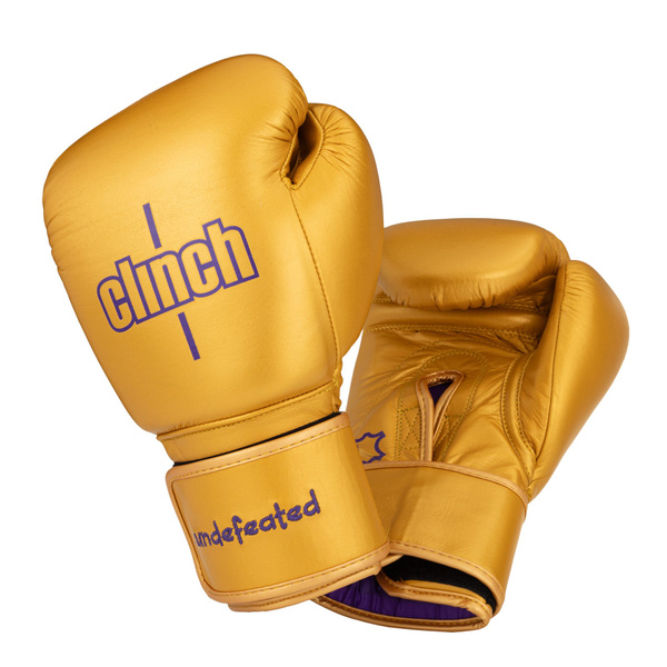 Перчатки боксерские Clinch Undefeated золотые (12 унций) купить на OZON ...