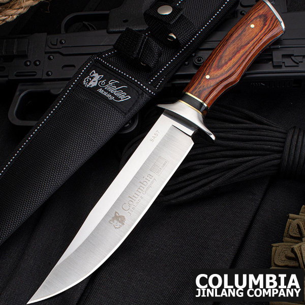 Охотничий нож с фиксированным клинком Columbia SA57 / Нож туристический ...