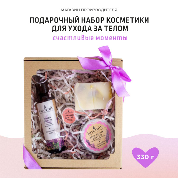 Подарочный набор косметики для ухода за телом Счастливые моменты ...