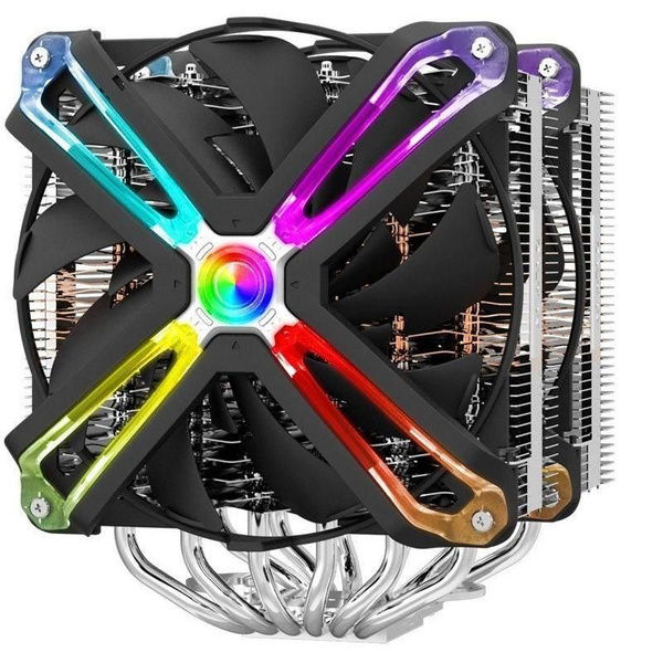 Кулер ZALMAN CNPS20X, 2x140mm RGB FANS, 6 HEAT PIPES 4-PIN PWM 800-1500 ...