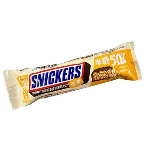 Батончик Snickers(Сникерс) темный шоколад арахис и овсяные хлопья 38 гр ...