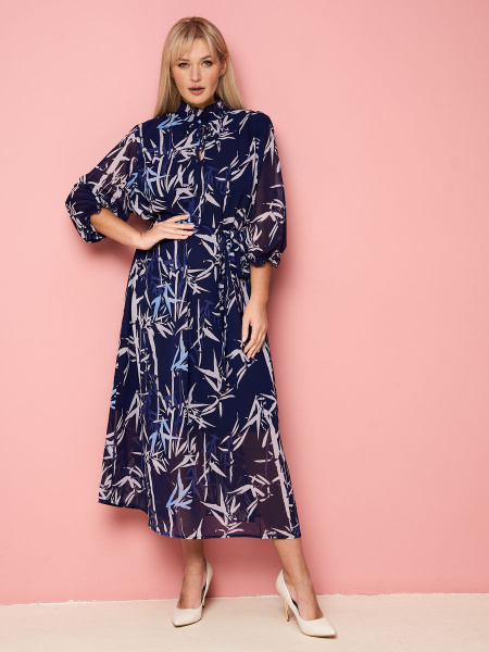 Платье женское шифоновое больших размеров, Женский, Лето, размер 48, 50 ...