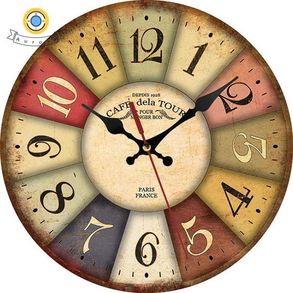 Креативные настенные часы с годовым кольцом под дерево/скандинавский ...