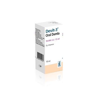 Devit 3 50.000 IU Oral Damla 15ml/ Витамин Д3 в каплях 50.000 ед 15 мл ...