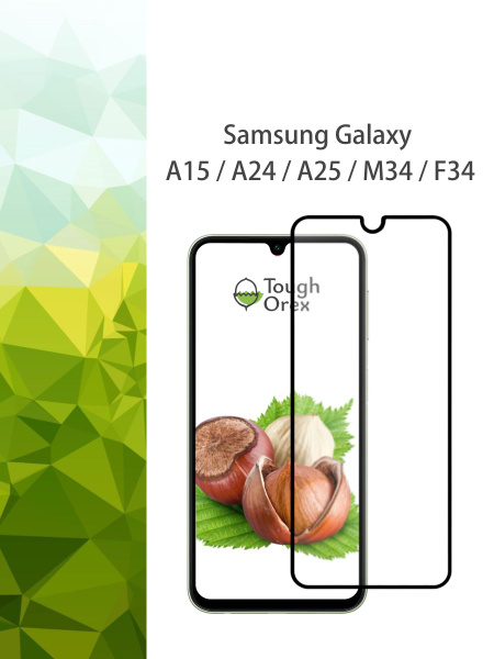Защитное стекло на Samsung Galaxy A15 / A24 / A25 M34 F34 для Самсунг ...