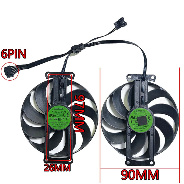 CF9010U12S 12V 0.45A 6 Pin 90mm Gaphics Cad Cooling Fan