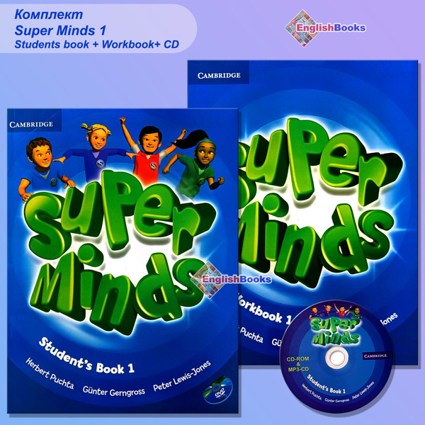 Super Minds 1, комплект ( Учебник, Рабочая тетрадь, Диск ) - купить с ...
