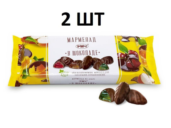 Мармелад в шоколаде Рахат. купить на OZON по низкой цене (1469789091)