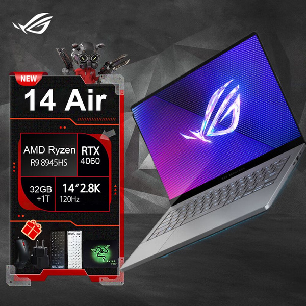 Ноутбук ROG ROG14 Air, темно-серый купить по низкой цене: отзывы, фото ...